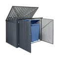 Outdoor Storage Shed for Garden Equipment in Steel - 100 x 80 x 90