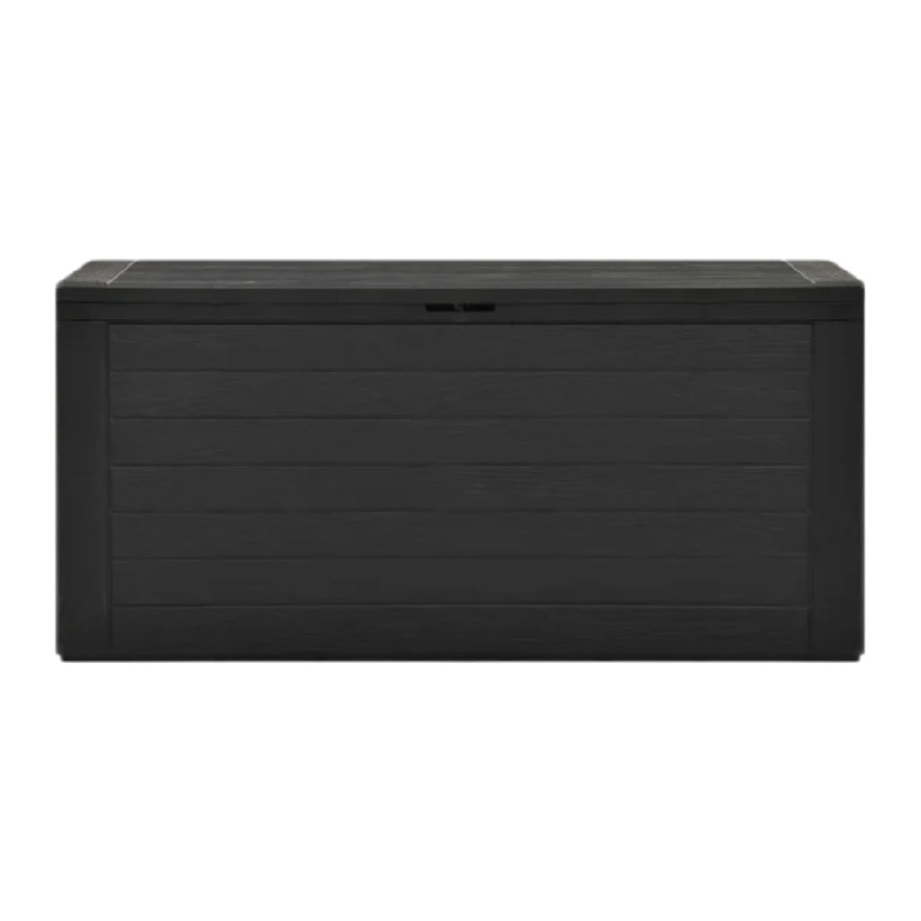 Storage box for outdoor use in weather-resistant plastic - 150 x 75 x 65