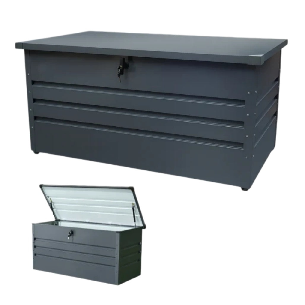 Storage Box for Outdoor Use in Metal - 120 x 60 x 60